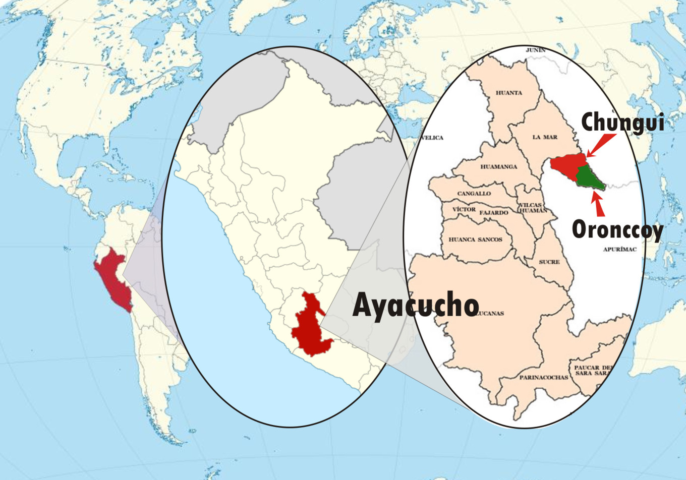 Mapa de ubicacion chungui y oronccoy